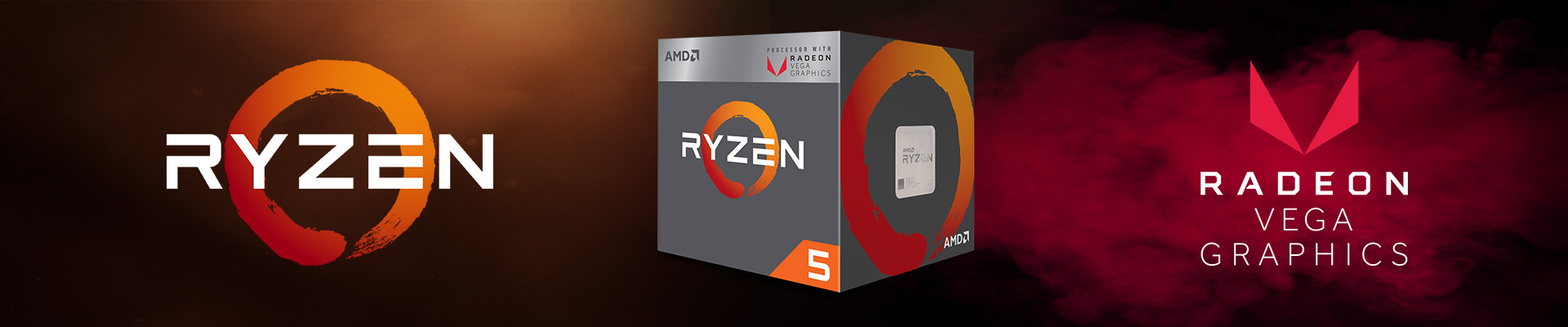 CPU AMD Ryzen 5 2400G 3.6 GHz (3.9 GHz with boost) / 6MB / 4 cores 8 threads / Radeon Vega 11 / socket AM4 giá tốt