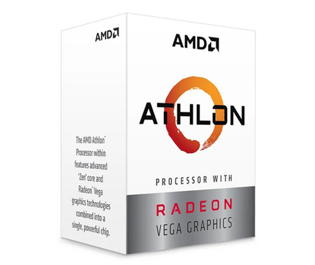 CPU AMD Ryzen Athlon 200GE 3.2 GHz / 5MB / 2 cores 4 threads / Radeon Vega 3 / socket AM4 / 35W chính hãng