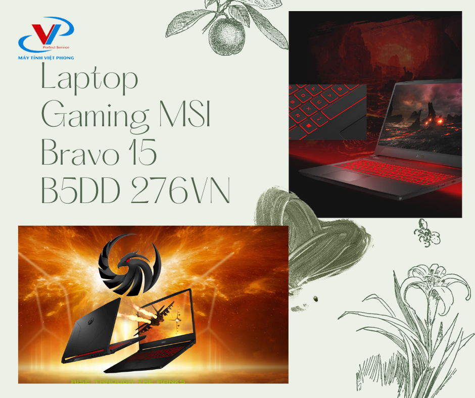 Laptop Gaming MSI Bravo 15 B5DD 276VN