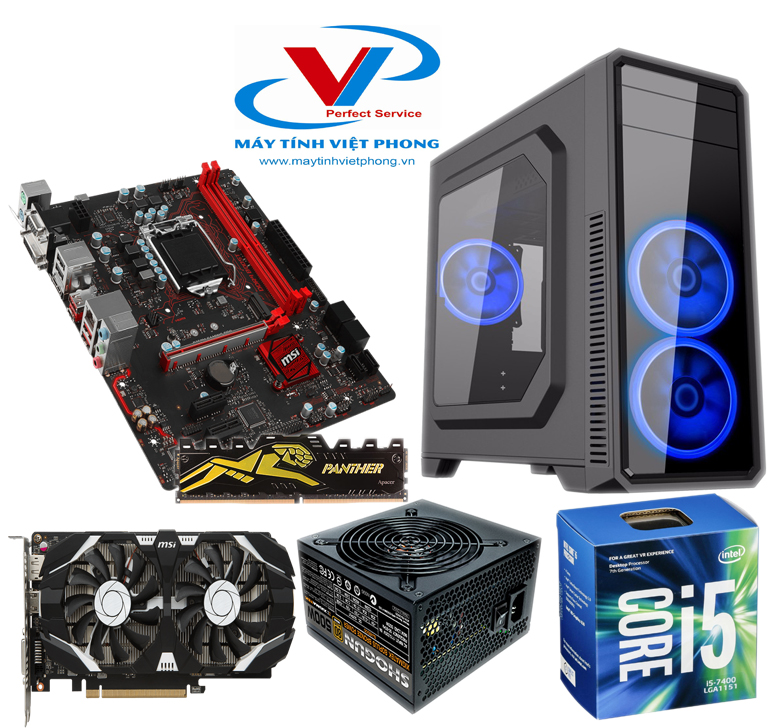 PC VPC Gaming CH4 i5 7400/8Gb/GTX1060 3GT OC