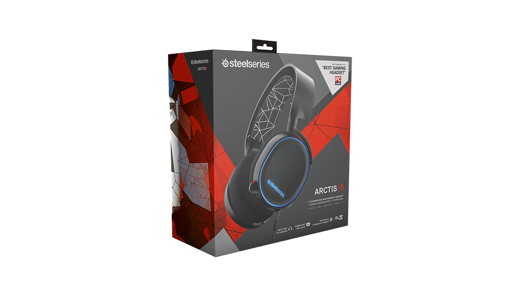 Chiếc tai nghe SteelSeries Arctis 5