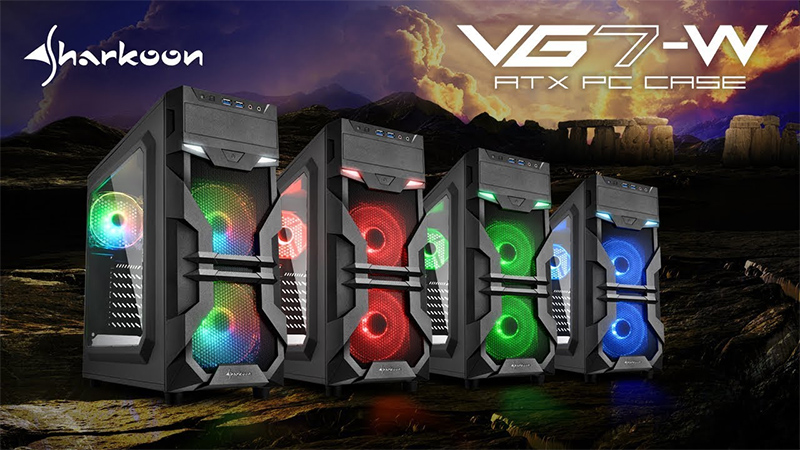 Vỏ Case Sharkoon VG7-W RGB ưu đãi