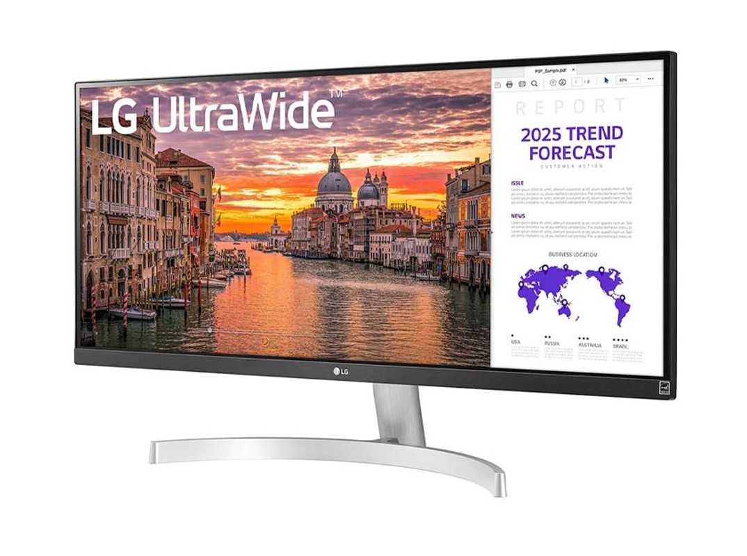 Màn hình LG 29WN600-W (29 inch/2K/IPS/60Hz/5ms/300 nits/HDMI+DP)
