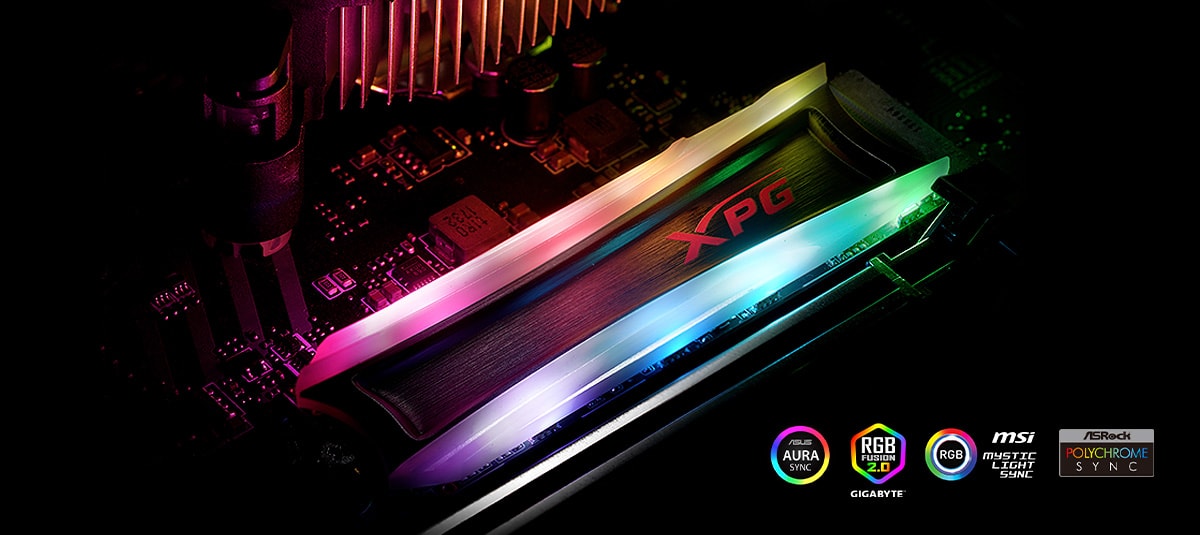 SSD Adata XPG SPECTRIX S40G RGB 256GB PCIe NVMe 3x4