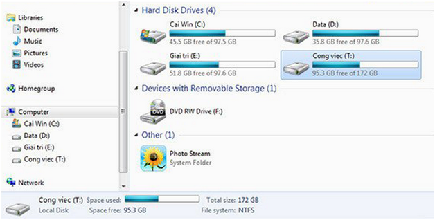 Cách chia ổ cứng SSD
