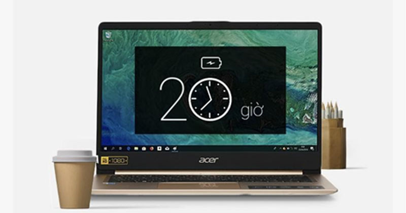 Laptop Acer Swift SF114-32-P8TS - Vàng NX.GXQSV.001