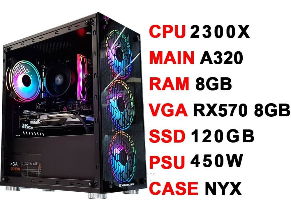PC GAMING VPC Ryzen 3 2300X