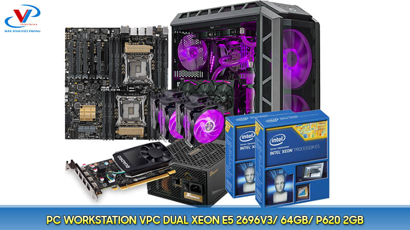 PC WORKSTATION VPC Dual Xeon E5 2696V3/ 64GB/ P620 2GB