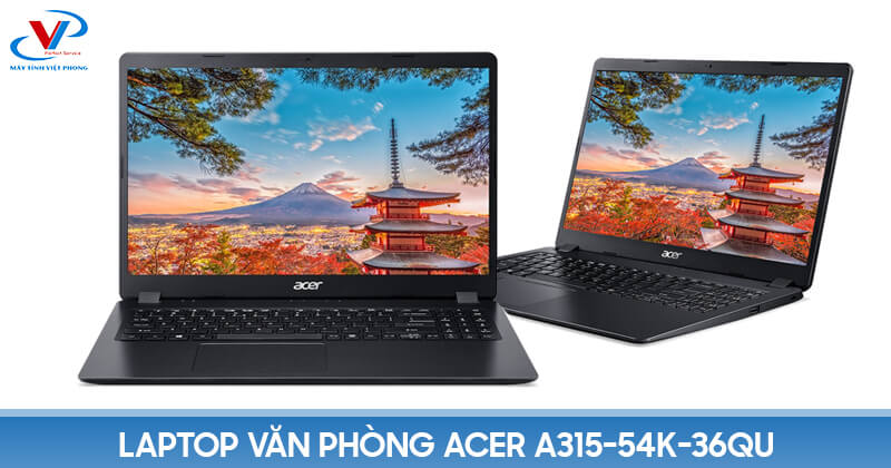 Laptop văn phòng Acer A315-54K-36QU