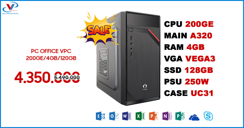 PC Office VPC 200GE/4GB/120Gb