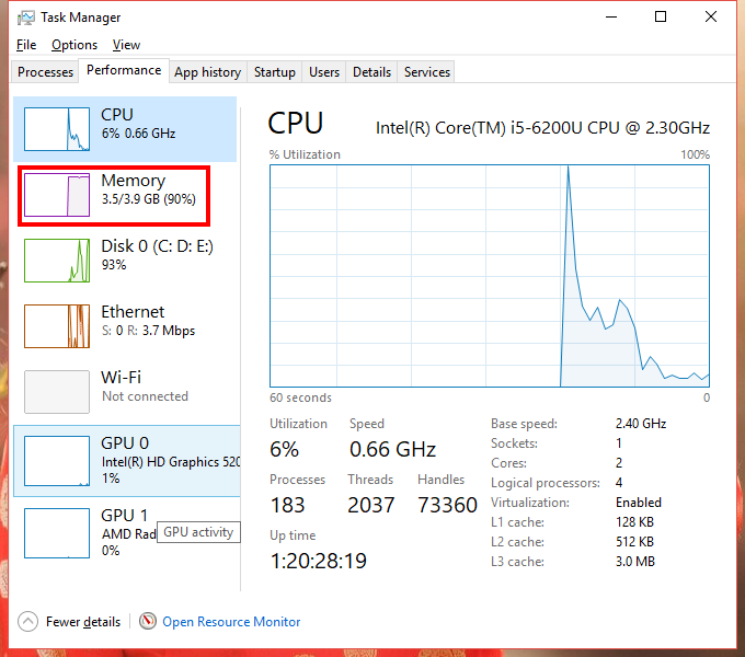 Làm thế nào để biết máy tính bạn đang thiếu RAM?