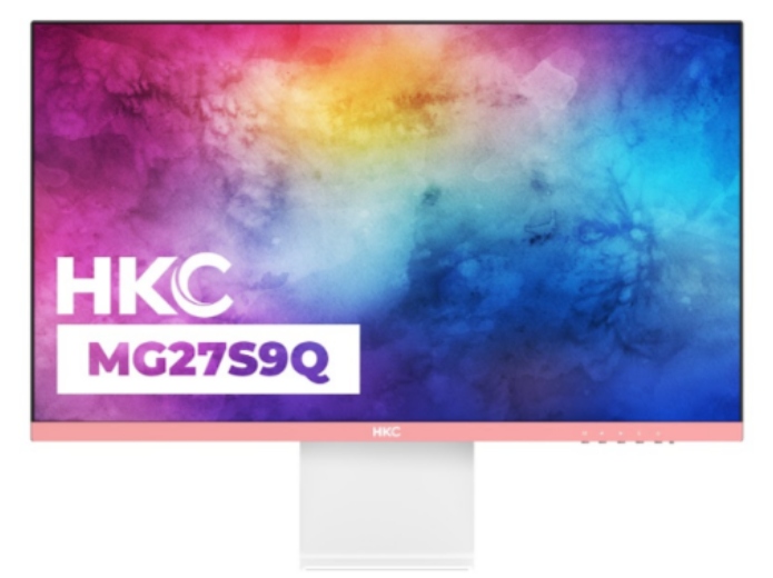 Màn hình máy tính HKC MG27S9Q - Màu hồng đủ làm game thủ nữ thích