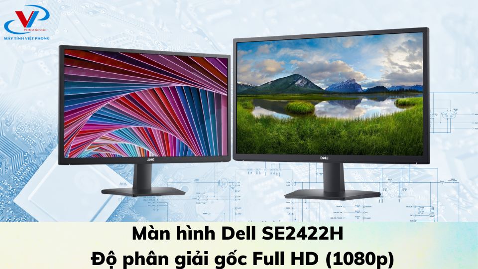 Màn hình Dell SE2422H - Độ phân giải gốc Full HD (1080p)