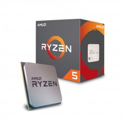 CPU AMD Ryzen 3 2300X, with Wraith Stealth cooler/ 3.5 GHz (4.0 GHz with boost) / 8MB / 4 cores 4 threads / socket AM4 / 65W/ No Integrated Graphics-3