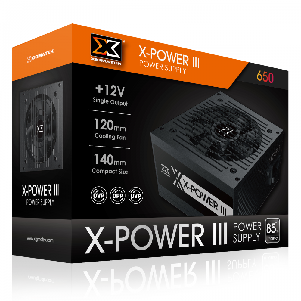 XIGMATEK X-POWER III X-650 (EN45990)